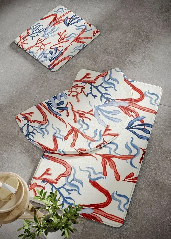 Badematte mit Memory Schaum in weiß - bonprix