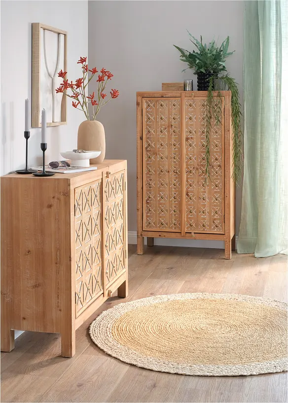 Runder Jute-Teppich in beige (Ambiente) - bonprix