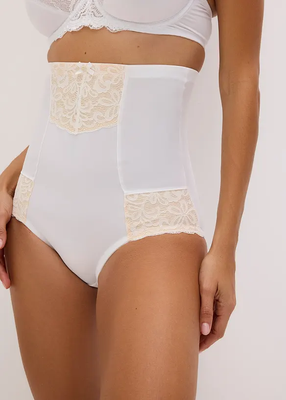 Formender Strong Highwaist Shape Slip in weiß von vorne - bonprix