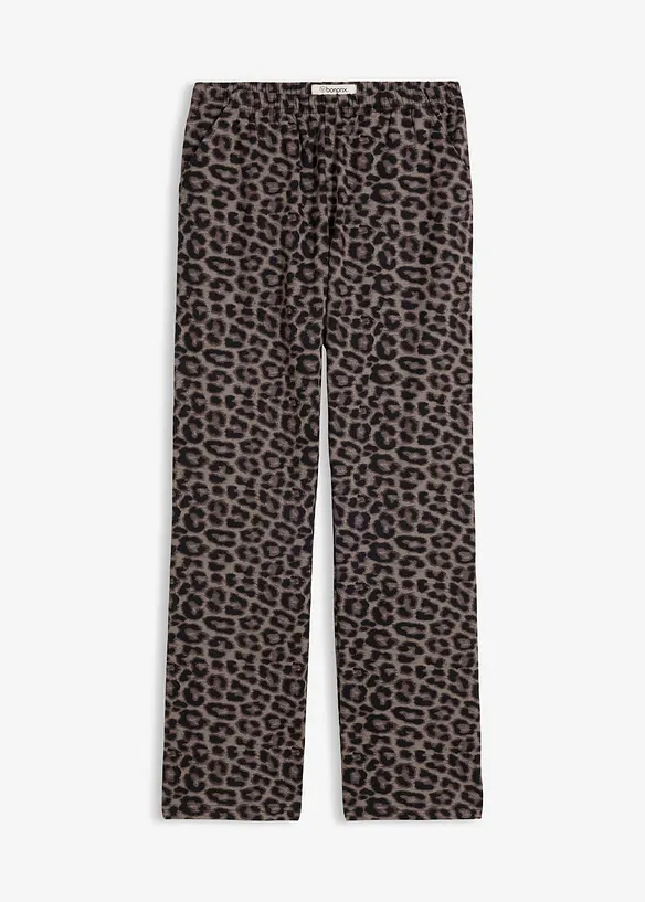 Jersey-Hose aus Baumwoll-Mix in schwarz von vorne - bonprix Jersey-Hose aus Baumwoll-Mix in schwarz von vorne - bonprix