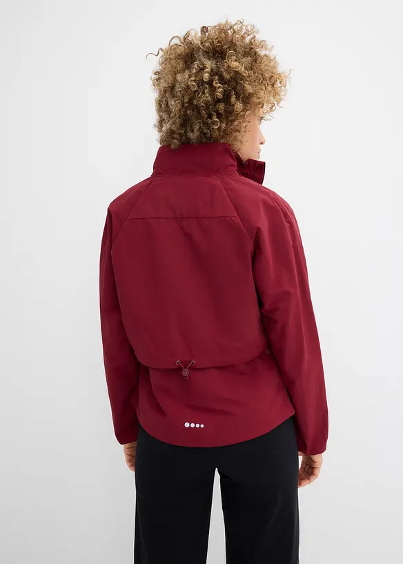 3 in 1 Jacke in rot von hinten (im Anschnitt) - bonprix