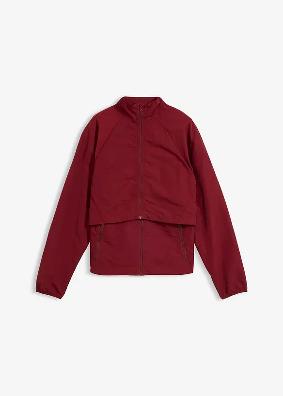3 in 1 Jacke in rot von vorne - bonprix