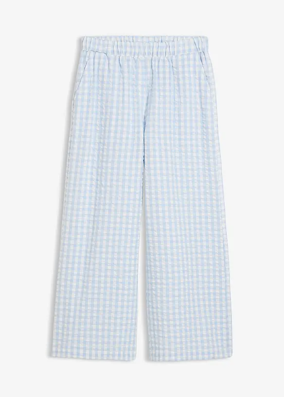 Culotte aus reiner Baumwolle in weiß von vorne - bonprix