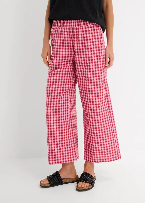 Culotte aus reiner Baumwolle in rosa von vorne - bonprix Culotte aus reiner Baumwolle in rosa von vorne - bonprix