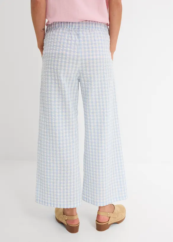 Culotte aus reiner Baumwolle in weiß von hinten - bonprix
