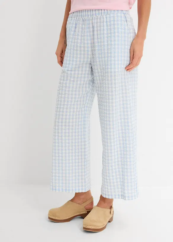 Culotte aus reiner Baumwolle in weiß von vorne - bonprix