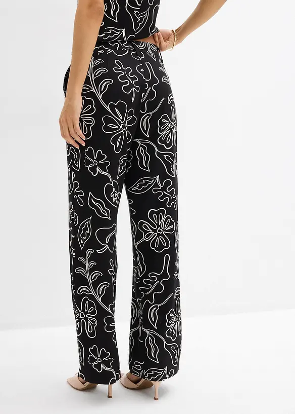 Marlenehose in schwarz von hinten - bonprix Marlenehose in schwarz von hinten - bonprix