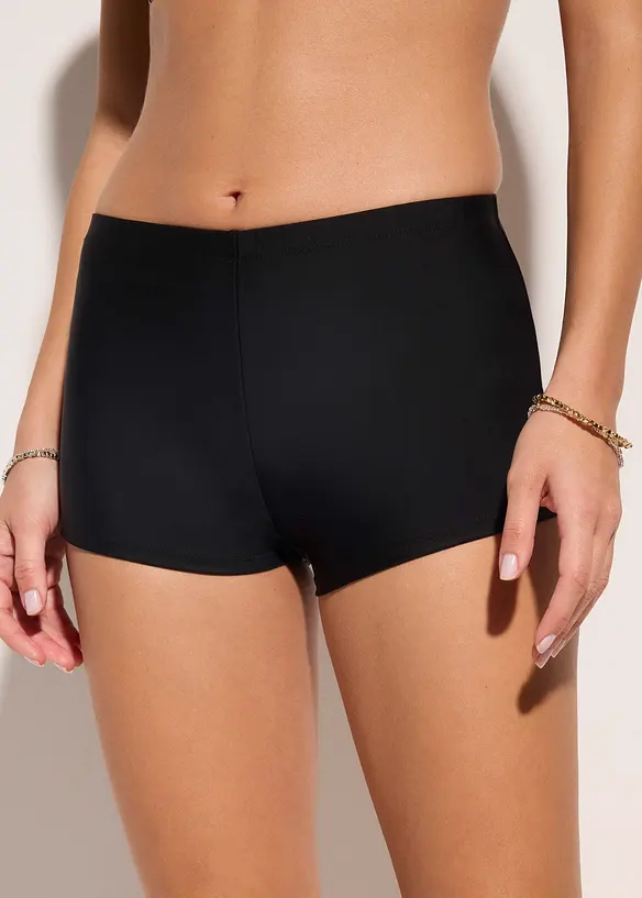 Panty-Bikinihose in schwarz von vorne - bonprix