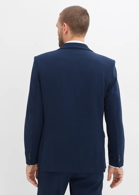 Baukasten-Sakko mit Stretchanteil in Modern Fit in blau von hinten (im Anschnitt) - bonprix