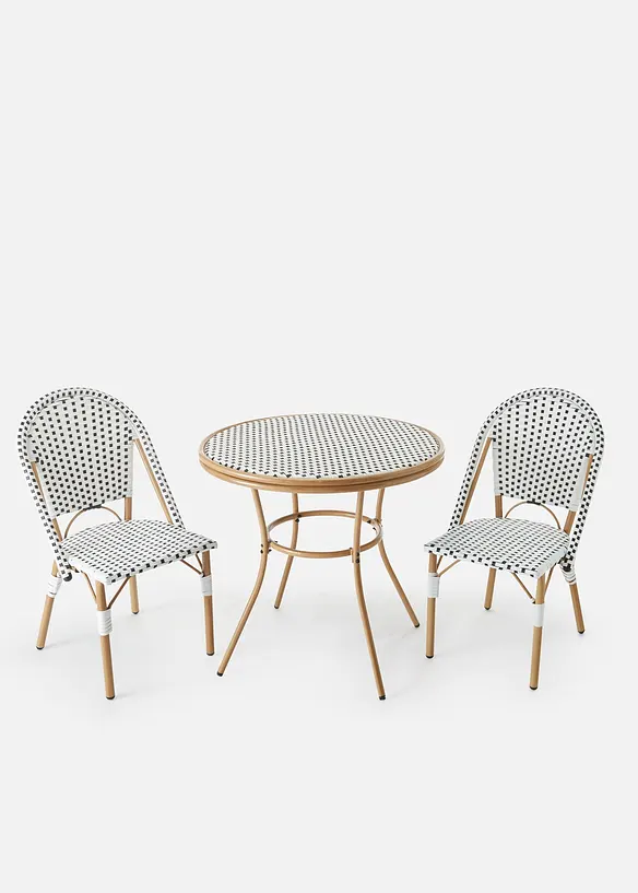 Gartenmöbel Set (3-tlg. Set) in weiß - bonprix