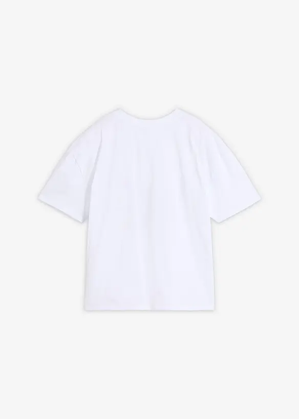 Mickey Mouse Oversize-Shirt aus reiner Baumwolle in weiß von hinten - Disney