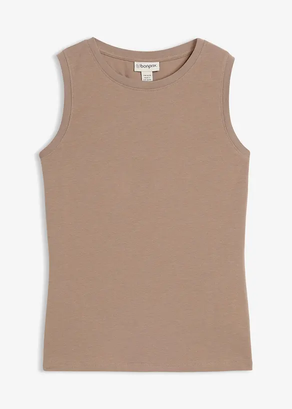 Tanktop in braun von vorne - bonprix