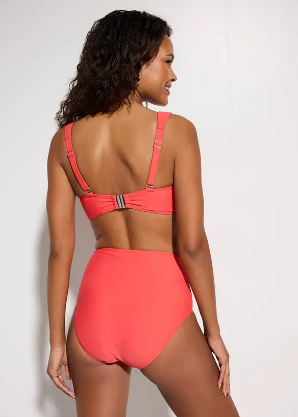 Minimizer-Bikinioberteil in rot von hinten (im Anschnitt) - bonprix