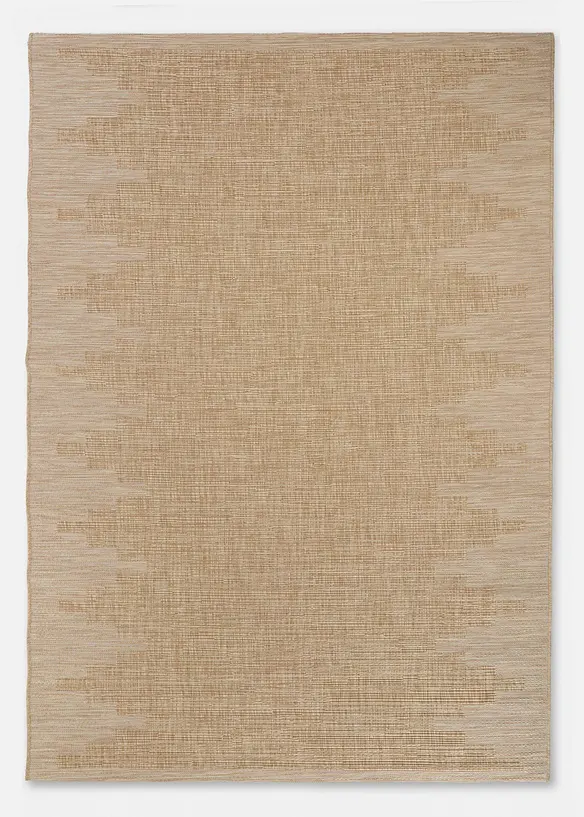 In- und Outdoor Teppich in Naturtönen in beige von vorne - bonprix