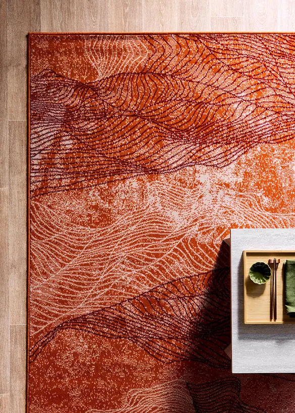 Teppich mit modernem Design in orange (Ambiente) - bonprix