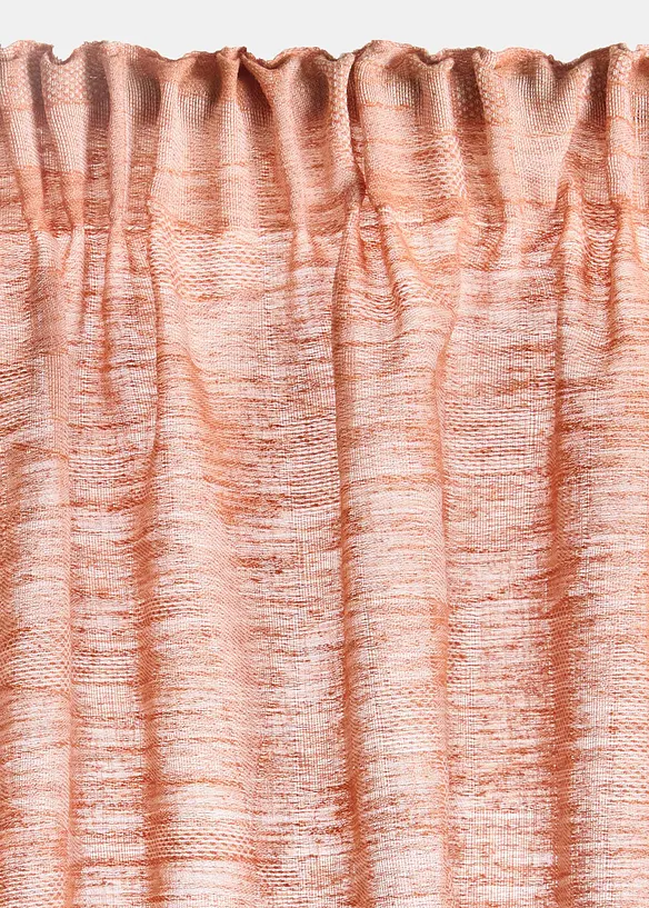 Jacquard Vorhang (1er Pack) in rot - bonprix