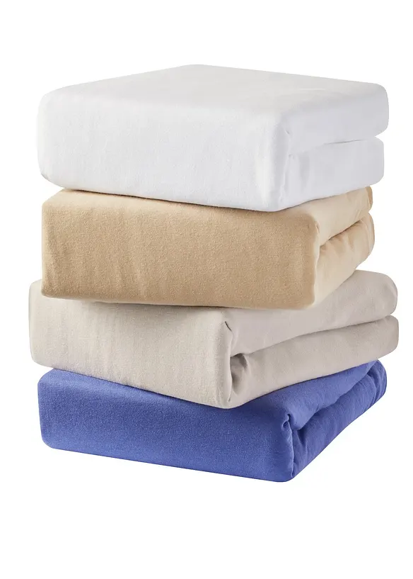 Jersey Spannbettlaken in beige (Ambiente) - bonprix
