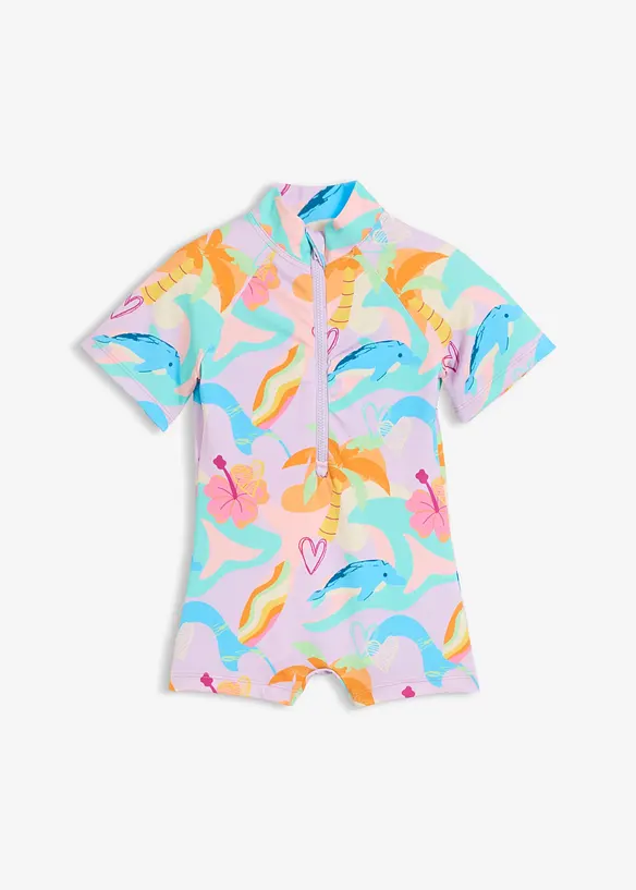 Badeoverall in lila - bonprix