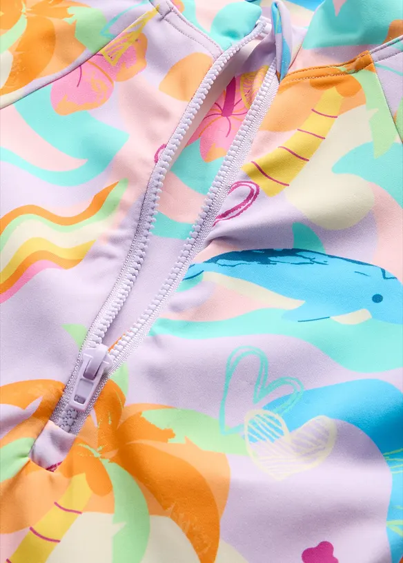 Badeoverall in lila - bonprix