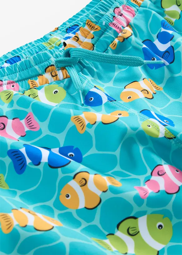 Badeshorts kurz in blau - bonprix