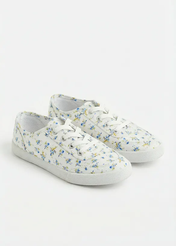 Sneaker in weiß - bonprix