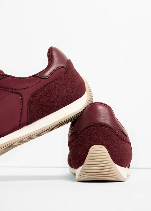 Sneaker im Retrolook in rot - bonprix