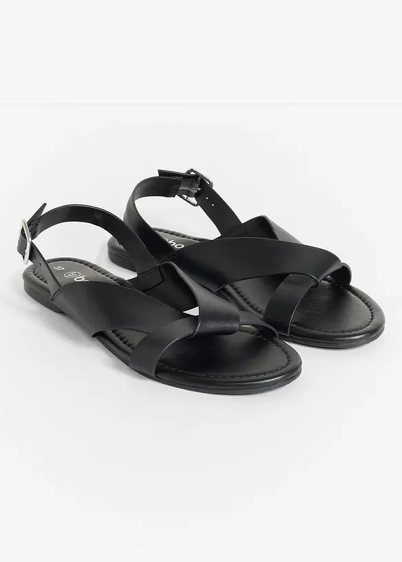 Sandalen in schwarz - bonprix