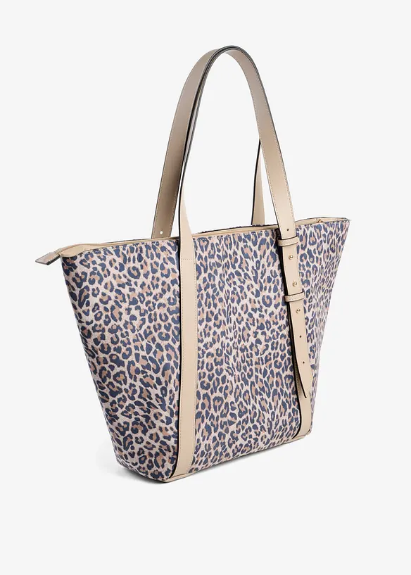 Marco Tozzi Shopper in beige von hinten - Marco Tozzi