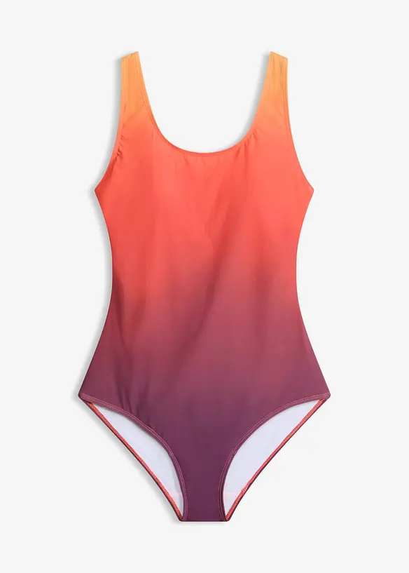Medium Shape-Badeanzug in rot von vorne - bonprix