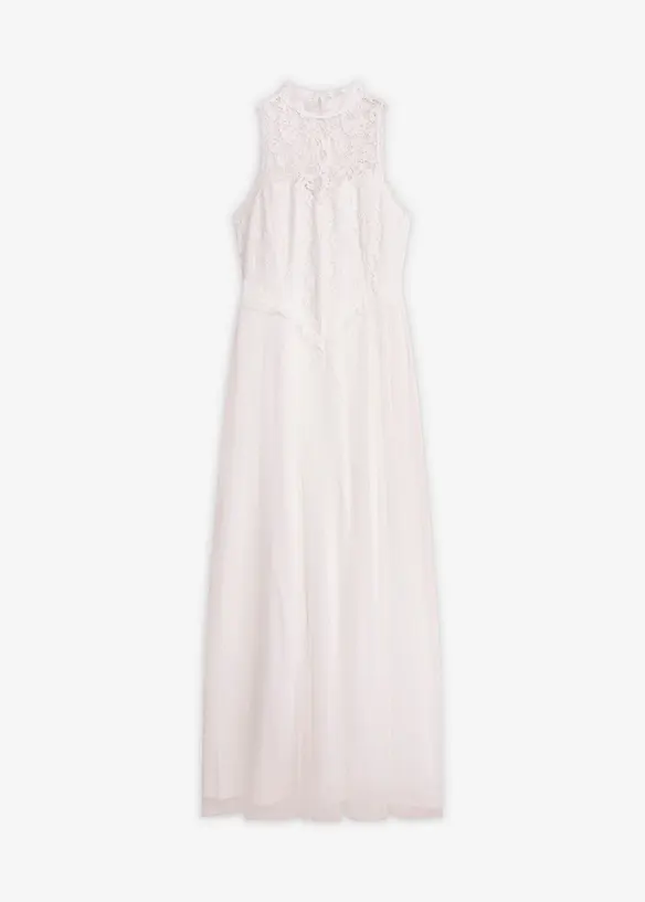 Brautkleid aus Tüll und Spitze in weiß von vorne - bonprix Brautkleid aus Tüll und Spitze in weiß von vorne - bonprix