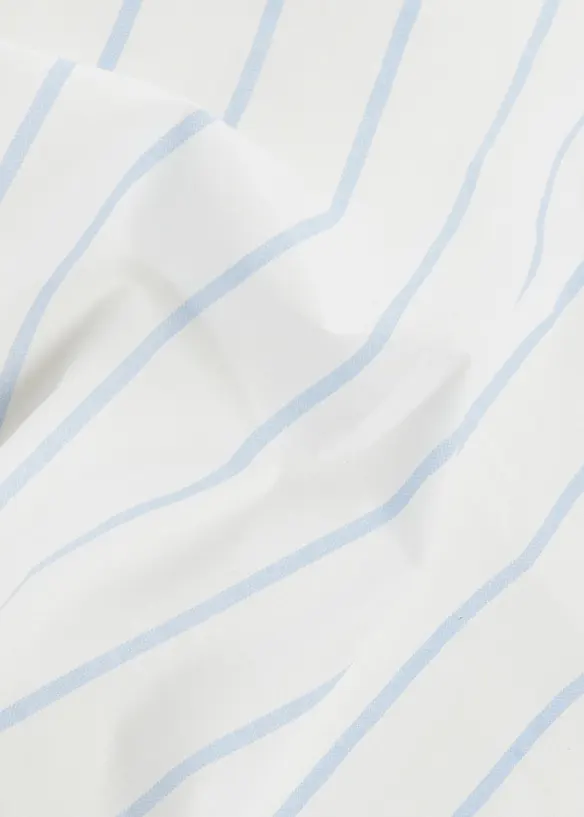 Stoffservietten aus Bio-Baumwolle (2er Pack) in blau (Detailaufnahme) - bonprix