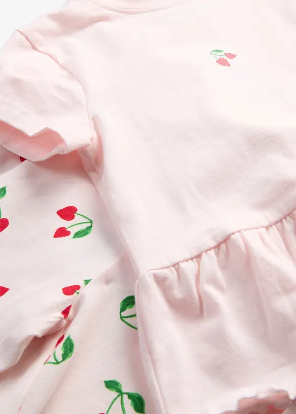Shirt und ausgestellte Leggings (2-tlg.Set) in rosa - bonprix