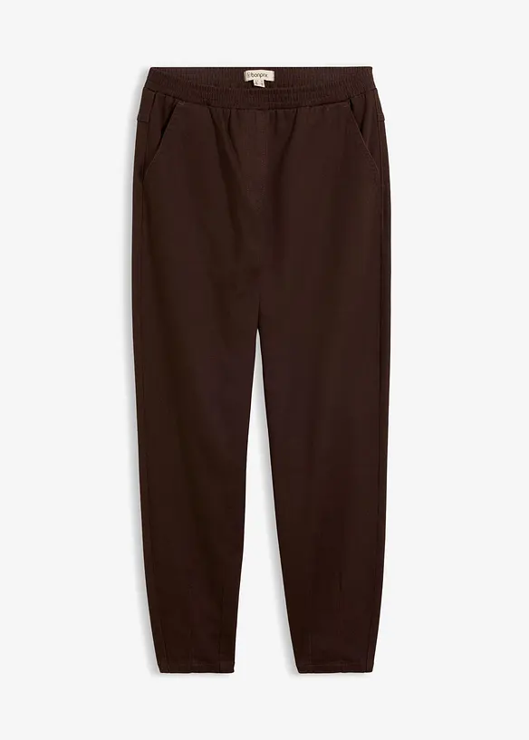 Ballon-Twillhose in braun von vorne - bonprix Ballon-Twillhose in braun von vorne - bonprix