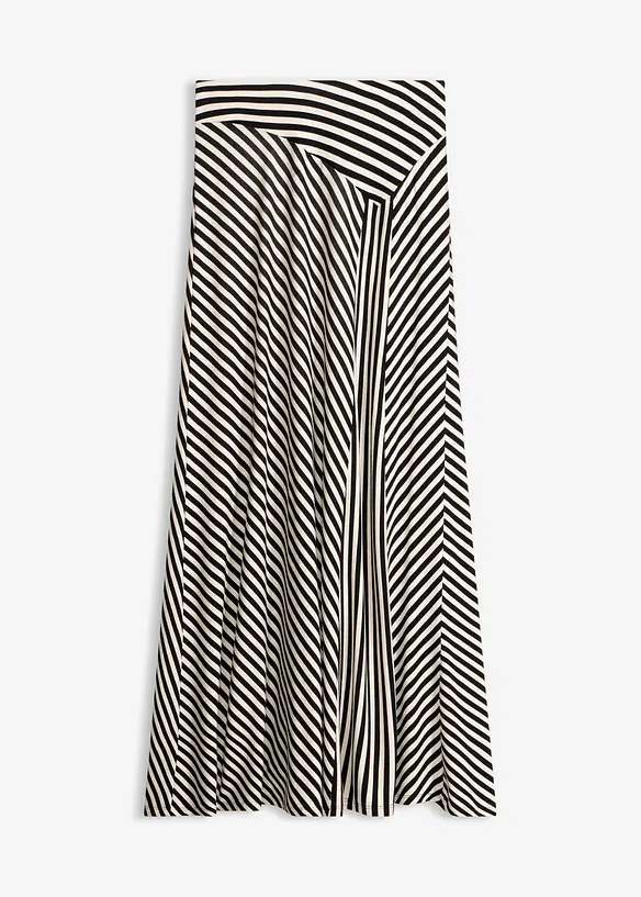 Jersey-Rock aus Viskose-Mix in schwarz von vorne - bonprix Jersey-Rock aus Viskose-Mix in schwarz von vorne - bonprix