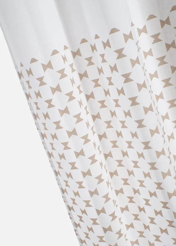 Vorhang aus Bio Baumwolle (1er Pack) in weiß (Detailaufnahme) - bonprix