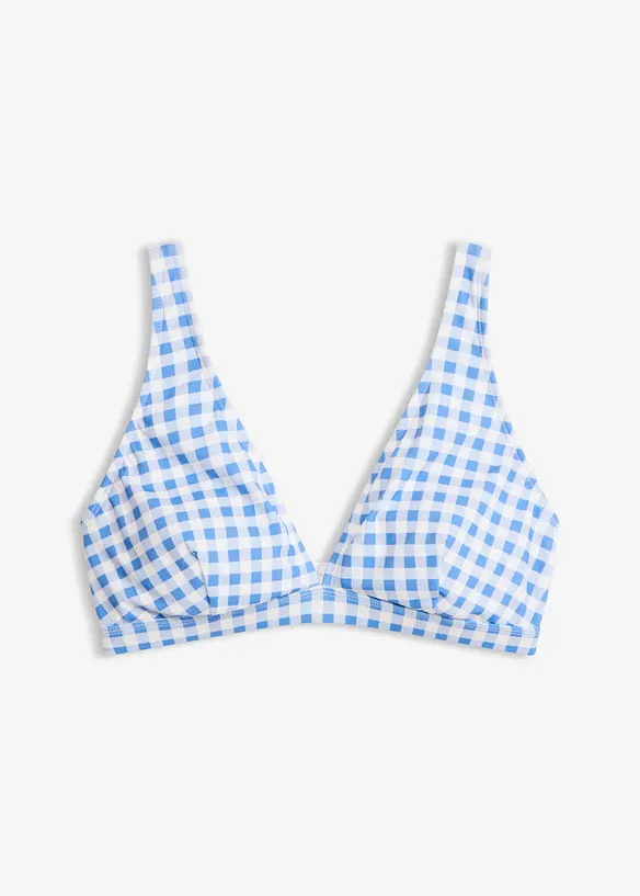Triangel-Bikinioberteil in weiß von vorne - bonprix