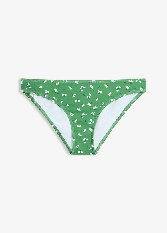 Bikinihose in grün von vorne - bonprix