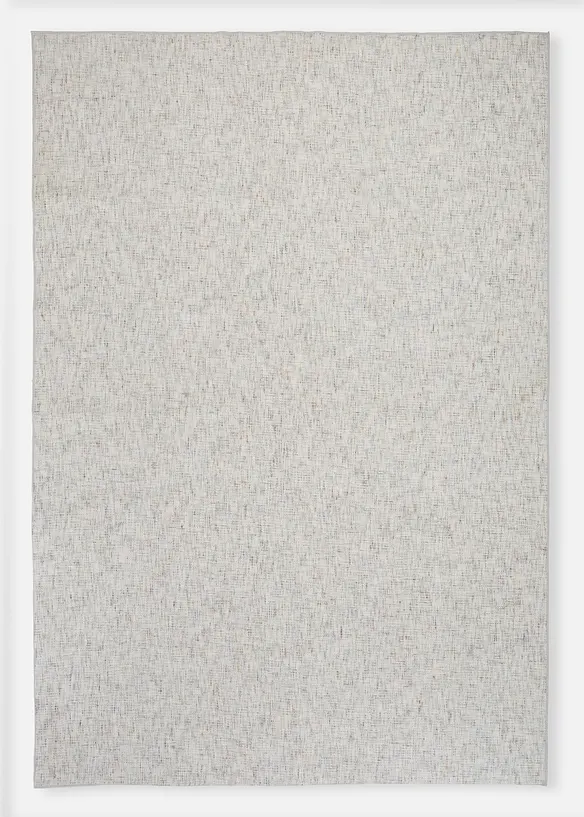 Waschbarer Teppich mit dezenter Musterung in grau von vorne - bonprix