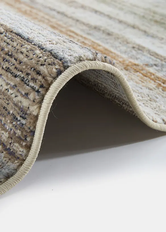 Teppich mit Fransen in moderner Musterung in bunt (Detailaufnahme) - bonprix