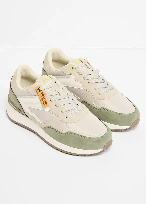 Dockers by Gerli Sneaker mit Mesheinsätzen in grau - Dockers by Gerli