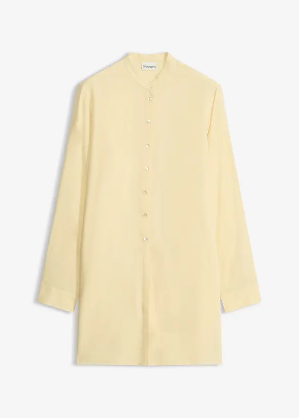 Viskose Longbluse in gelb von vorne - bonprix Viskose Longbluse in gelb von vorne - bonprix