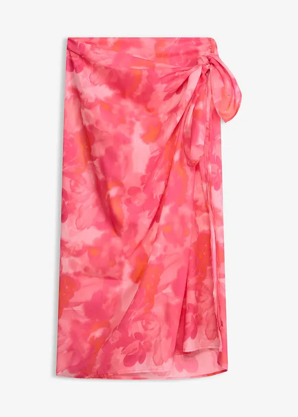 Strandpareo in pink von vorne - bonprix