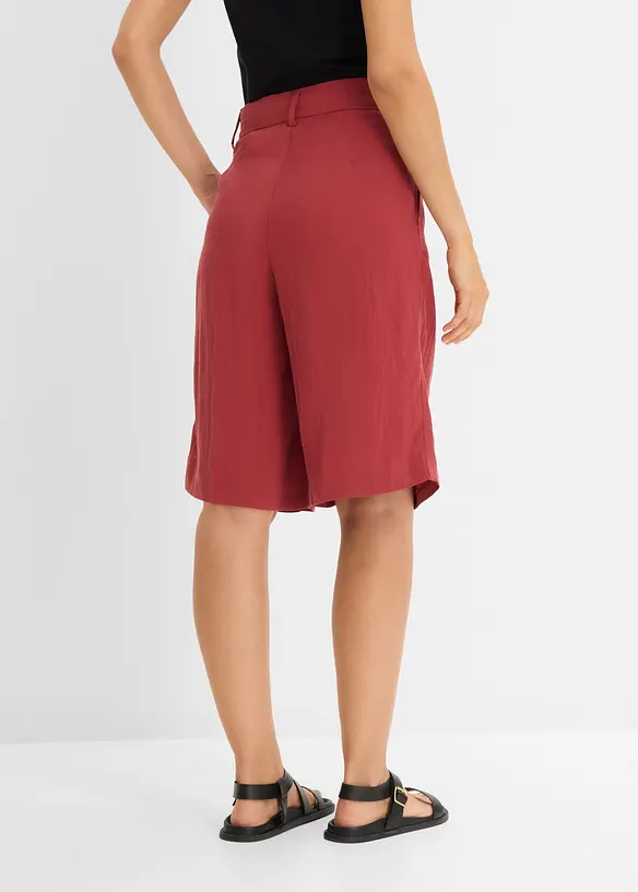 Konfektionierte Bermuda-Hose in rot von hinten - bonprix Konfektionierte Bermuda-Hose in rot von hinten - bonprix