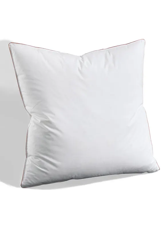 RIBECO 3 Kammer Kissen Premium Daune in weiß von vorne - RIBECO