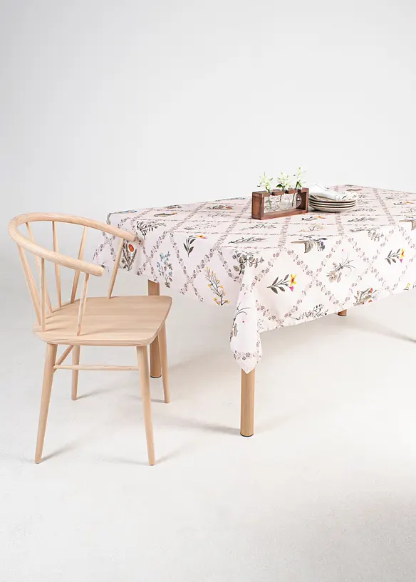 Tischdecke aus Bio-Baumwolle in grün - bonprix