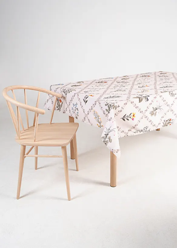 Tischdecke aus Bio-Baumwolle in grün von vorne - bonprix