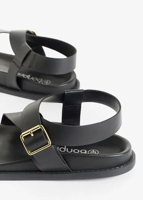 Sandalen in schwarz - bonprix
