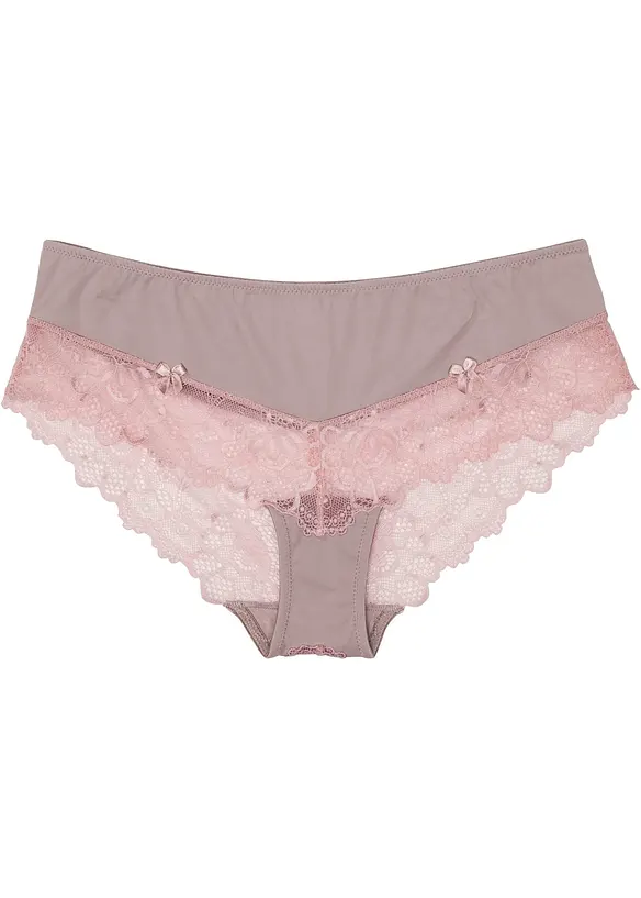 Panty in rosa von vorne - bonprix
