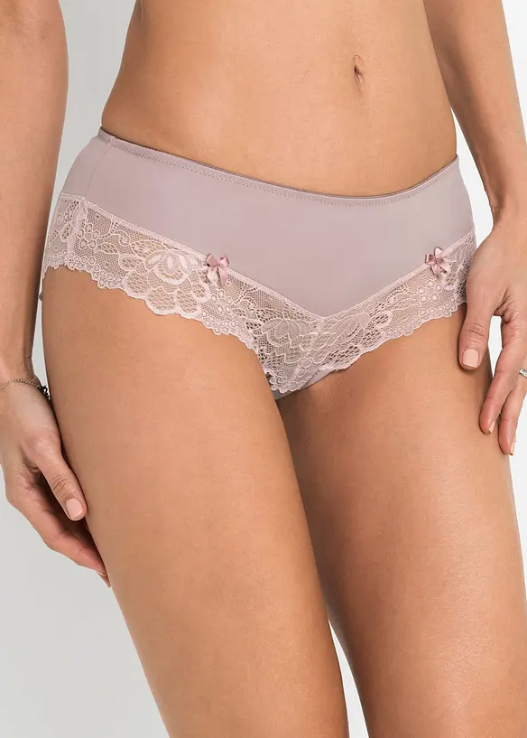 Panty in rosa von vorne - bonprix