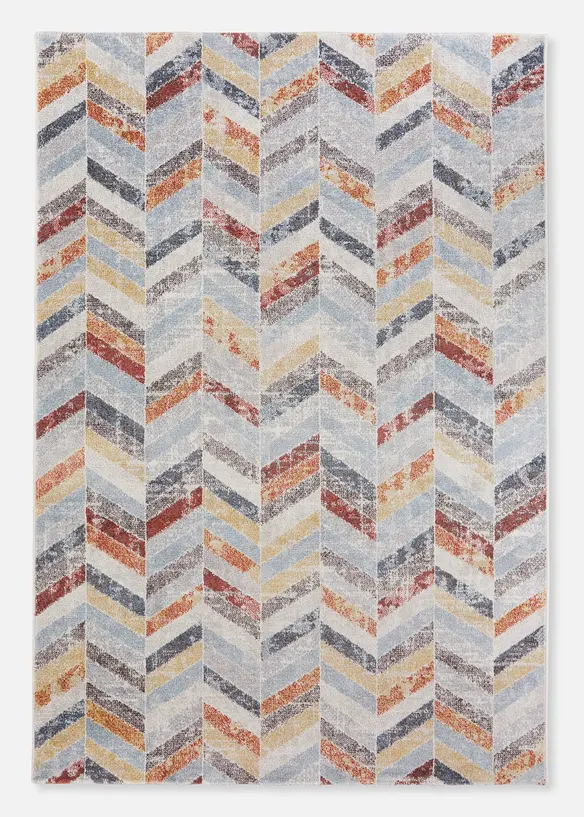 Teppich mit graphischer Musterung in bunt von vorne - bonprix